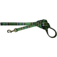 Ramal Nylon 20x120 Escocés Verde Accesorio Elegante para Mascotas