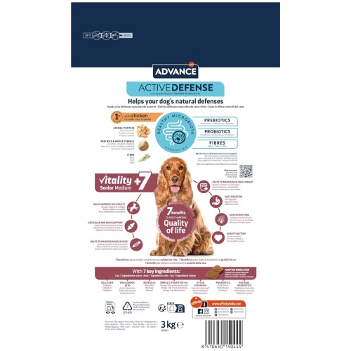 Advance Medium Senior 12 Kg Alimento para Perros