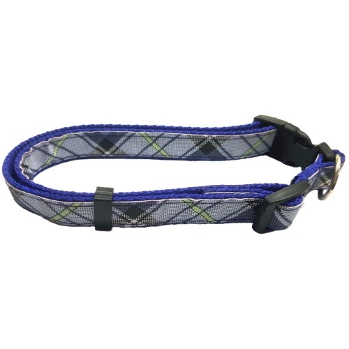 Collar de Nylon 20mm 35-50cm Gales Azul
