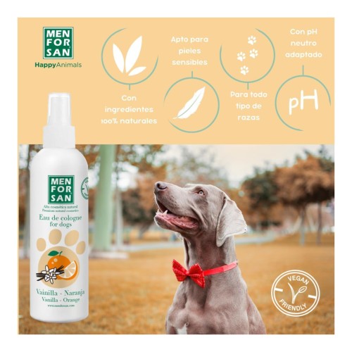 Menforsan Agua De Colonia Vainilla/naranja Perros 125ml.