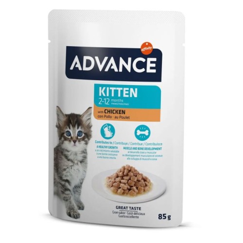 Advance Bocaditos Salsa Pollo Gatitos 85g