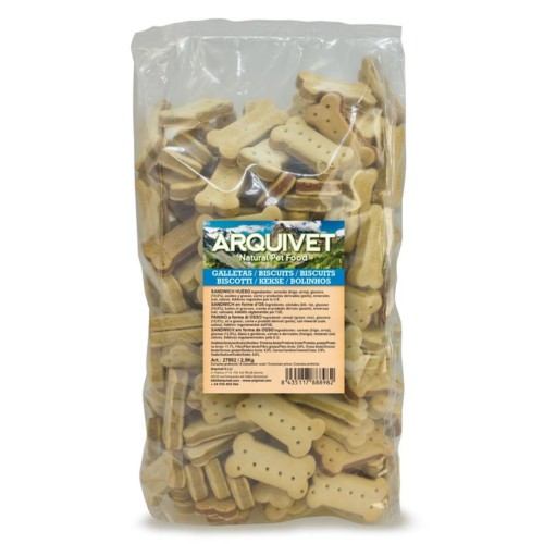 Galletas Sandwich Hueso para Perros 2,5 Kg