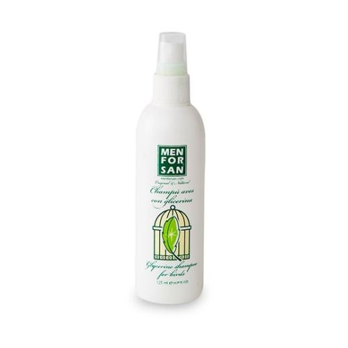 Champú de Aves con Glicerina 125ml para Cuidados del Plumaje