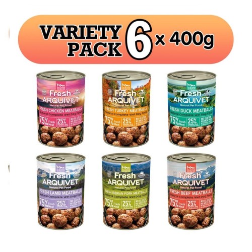 Variety Pack - 6 Unidades X 400 G - Arquivet Albóndigas