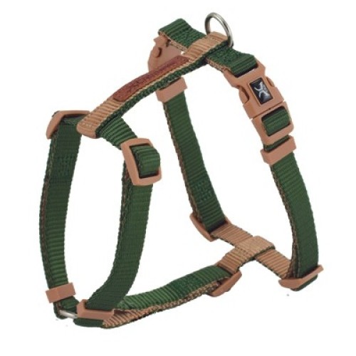 Arnes X-trm Doble Premium Verde - Beige 35-46cm X 1.5cm