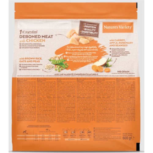 Natures Variety Healthy Grain Mini Pollo Cachorro 600 g