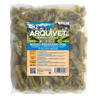 Hueso Prensado Piel 8 Cm - Bolsa de 50 Uds. para Perros