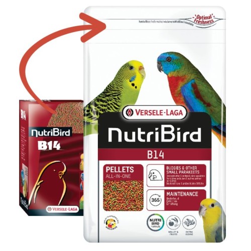 M -nutribird B14 800 Gr. Alimentación Periquitos