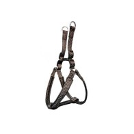 Arnés Nylon Liso Negro 1.5 X 40-50 Cm para Perros