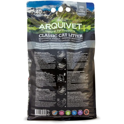 Arena Natural Bentonite Carbon Active 10 Kg.