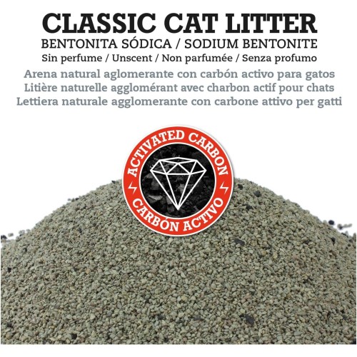 Arena Natural Bentonite Carbon Active 10 Kg.