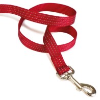 Black Nylon Dog Leash 2x120cm