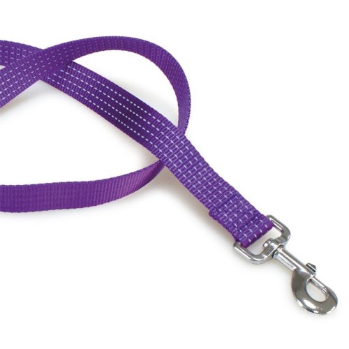 Black Nylon Dog Leash 2x120cm