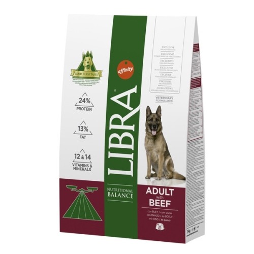 Libra Dog Adult Buey 3 Kg Alimento Completo para Perros