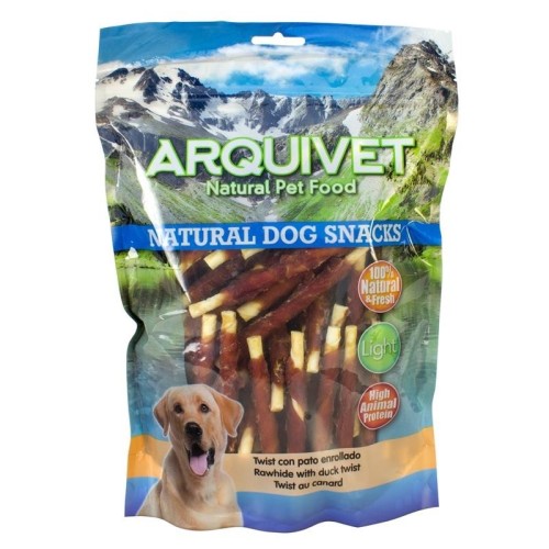 Snacks Twist Con Pato Enrollado 1 Kg para Perros