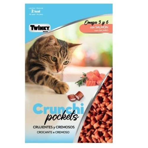 Twinky Crunchi Pockets Salmón 50gr.
