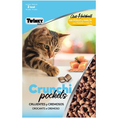 Twinky Crunchi Pockets Pollo y Malta para Mascotas