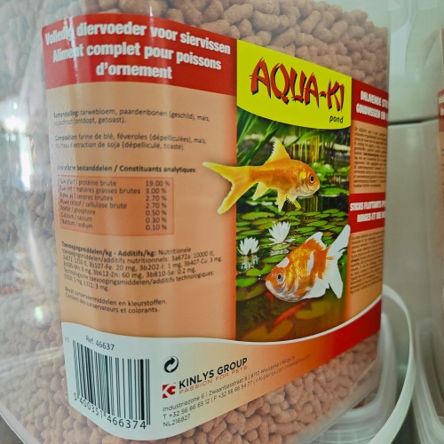 Aqua-Ki Palitos de Pescado Rojo 10 L.