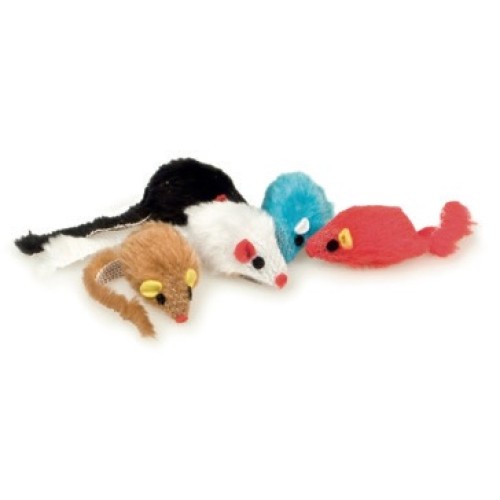 Divertidos Ratones de Color Surtido para Mascotas
