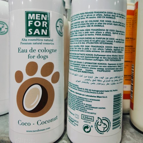 Menforsan Coconut Perfume for Dogs 125ml