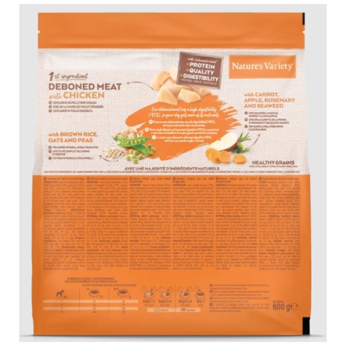 Natures Variety Healthy Grain Pollo Mini Adulto 600gr