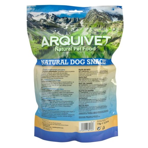 Duck Fillet Snacks 1 Kg for Dogs