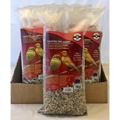 Canarios Con Avena 1 Kg Faunamix Dieta Premium