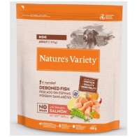 Natures Variety No Grain Mini Salmon Comida para Perros 600gr