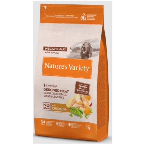 Natures Variety No Grain Adult Medium Chicken 3 Kg
