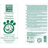 Menforsan Champú Aceite De Argán 300ml Fórmula Revitalizante