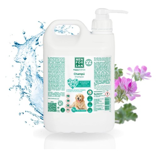 Champú Repelente con Citronela para Perros 5L