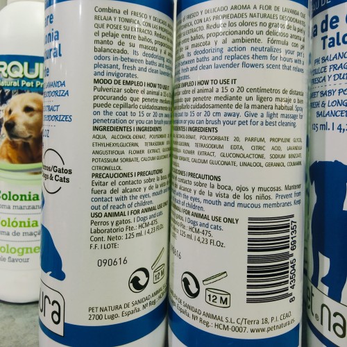 Lavender Cologne Deodorant for Pets 125ml