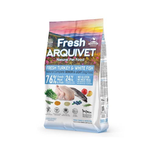 Alimento para Perros Senior Light Arquivet Fresh