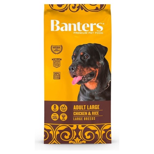 Banters Adult Large Breed Dog Food 15 Kg