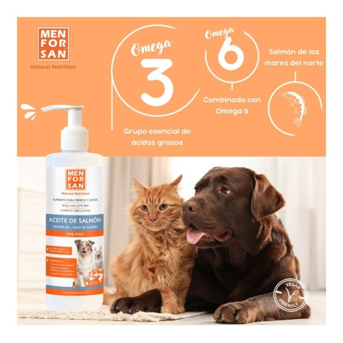 Salmon Oil 500ml - Essential for Dogs and Cats Health
