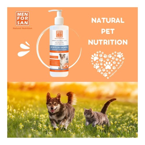 Salmon Oil 500ml - Essential for Dogs and Cats Health