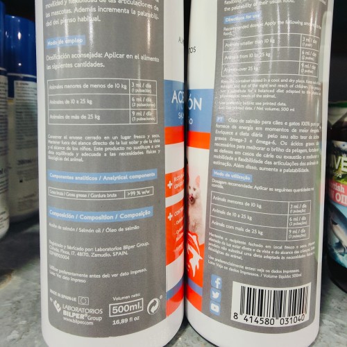 Salmon Oil 500ml - Essential for Dogs and Cats Health