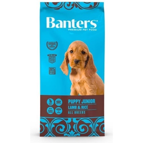 Banters Perro Cachorro Cordero y Arroz 15 Kg - Crecimiento Saludable