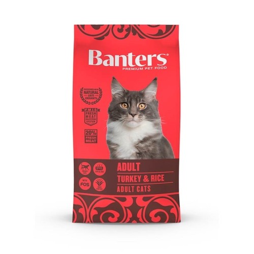 Banters Adult Cat Pavo y Arroz 8 Kg
