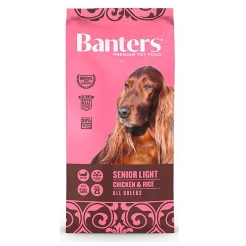 Alimento Banters Senior & Light para Perros 15 Kg | Calidad Premium