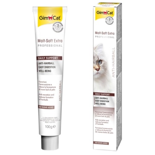 Malta Pasta Soft Extra 100gr. Gimcat Remedio para Bolas de Pelo
