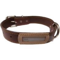 Collar Cuero Buzon Marrón 45x3cm