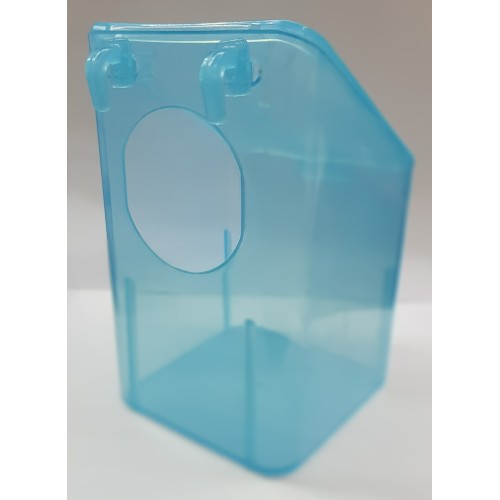 Single Hole Pigeon Feeder Blue