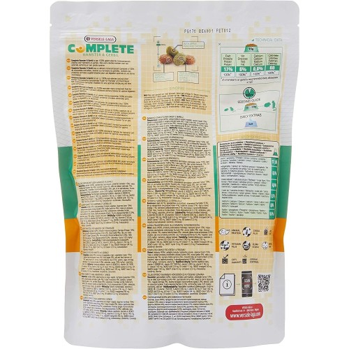 Hamster & Gerbil Complete 500gr. Alimento Nutritivo