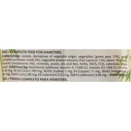 Mezcla Nature para Hámsters 700gr Versele Laga
