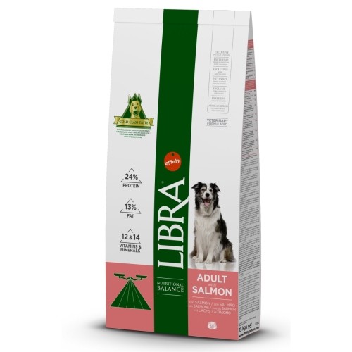 Libra Dog Adult Salmon 14 Kg. Promo
