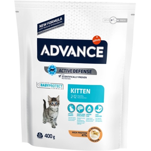 Advance Cat Kitten C&R 0,4 Kg Comida Completa