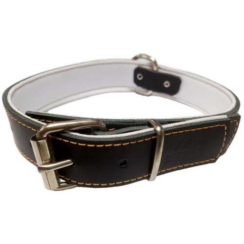 Collar de Cuero Confort Rojo 30x260-360 mm