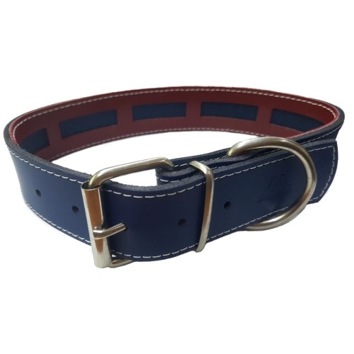 Collar Cuero Protec Marrón para Perros 45x3cm - Estiloso y Funcional