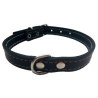 Collar Cuero Azul Laura Mod.53